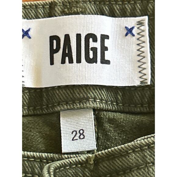 Paige Hoxton Ankle Jeans in Army Green - Picture 4 of 7